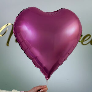 Balon serce różowe